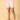 Side view of Model wearing pink coloured high waisted mama boyshorts from the mom store 
