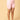 RIght Side view of Model wearing pink coloured high waisted mama boyshorts from the mom store 