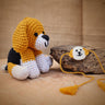 Himalayan Blooms Beagle Dog Plush Toys and Rakhi - HBrtg - bd - 00