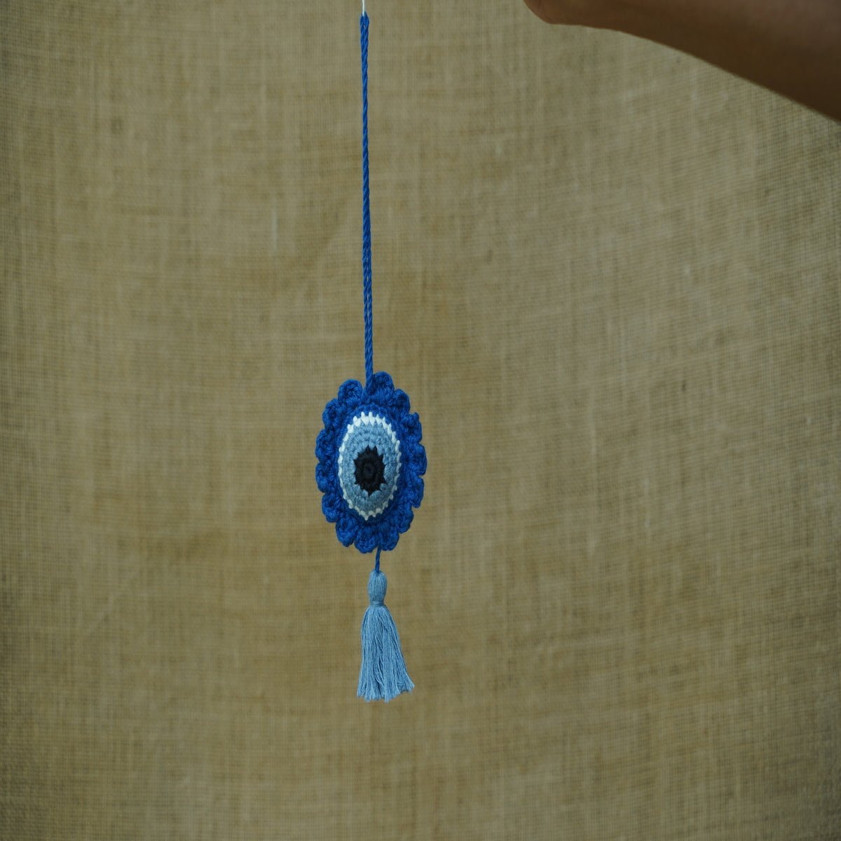 Himalayan Blooms Crochet Evil Eye Dangler - Crochet Toy