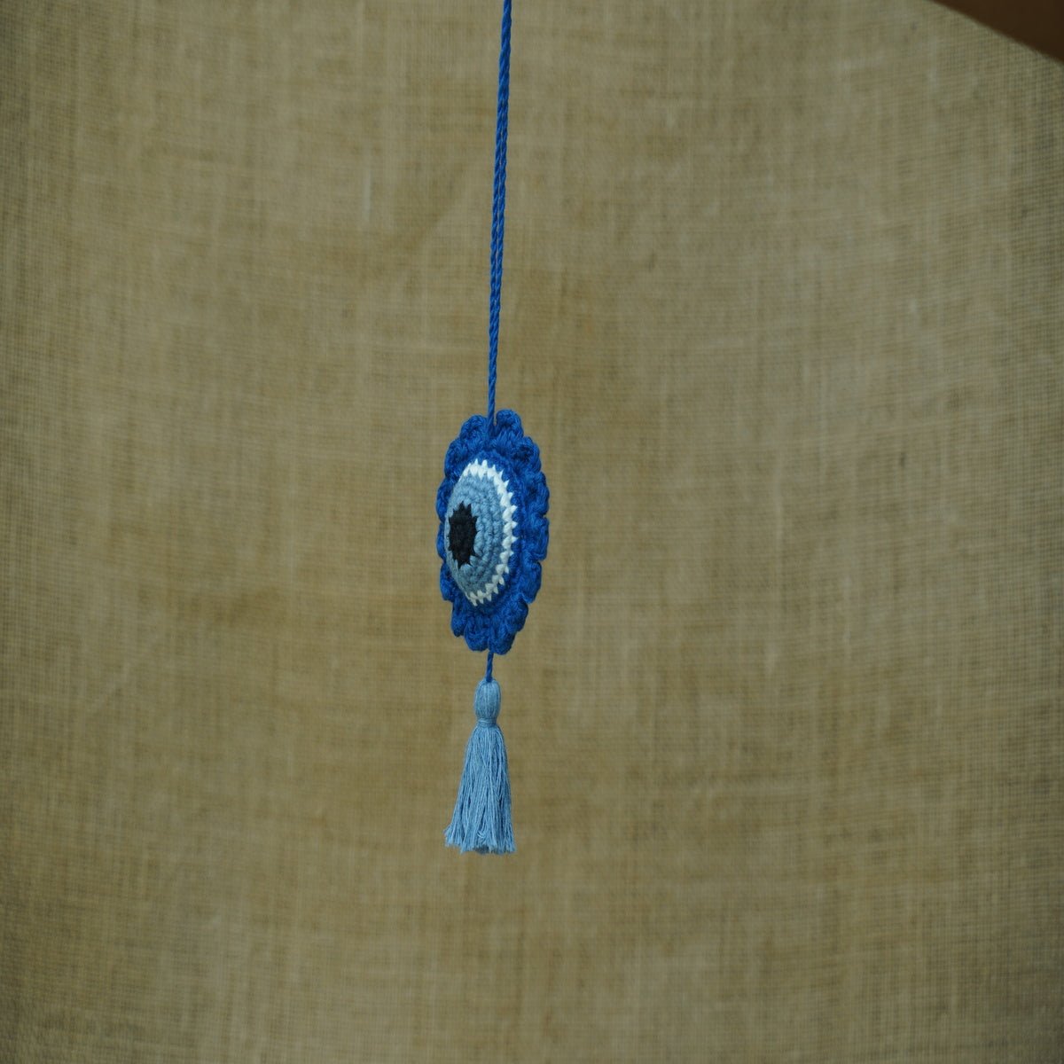 Himalayan Blooms Crochet Evil Eye Dangler - Crochet Toy