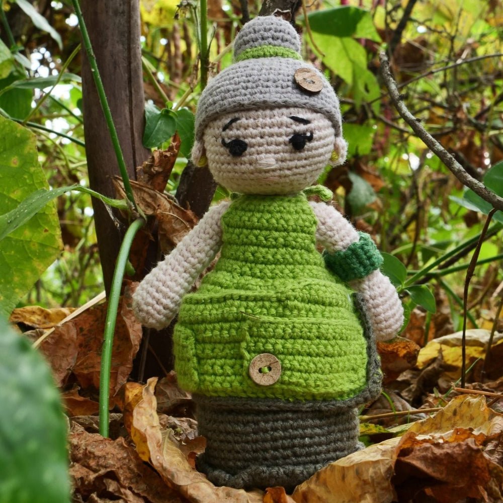 Himalayan Blooms Crochet Granny Doll - Crochet Toy