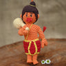 Himalayan Blooms Crochet Hanuman Ji Toy - Crochet Toy