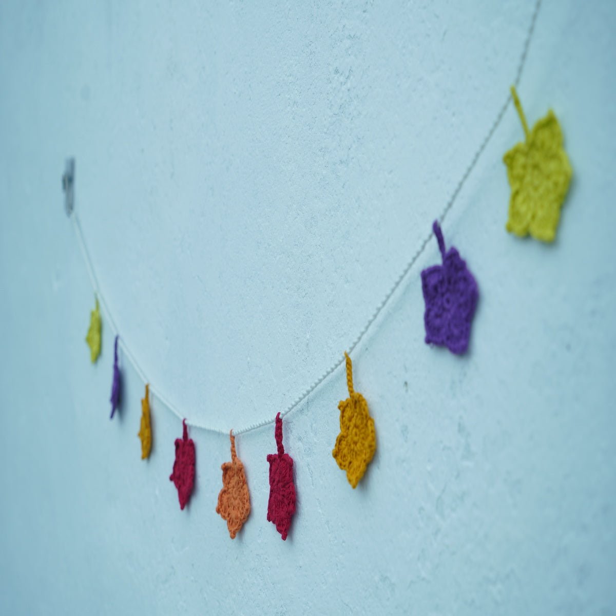 Himalayan Blooms Crochet Leaf Toran - Crochet Toy