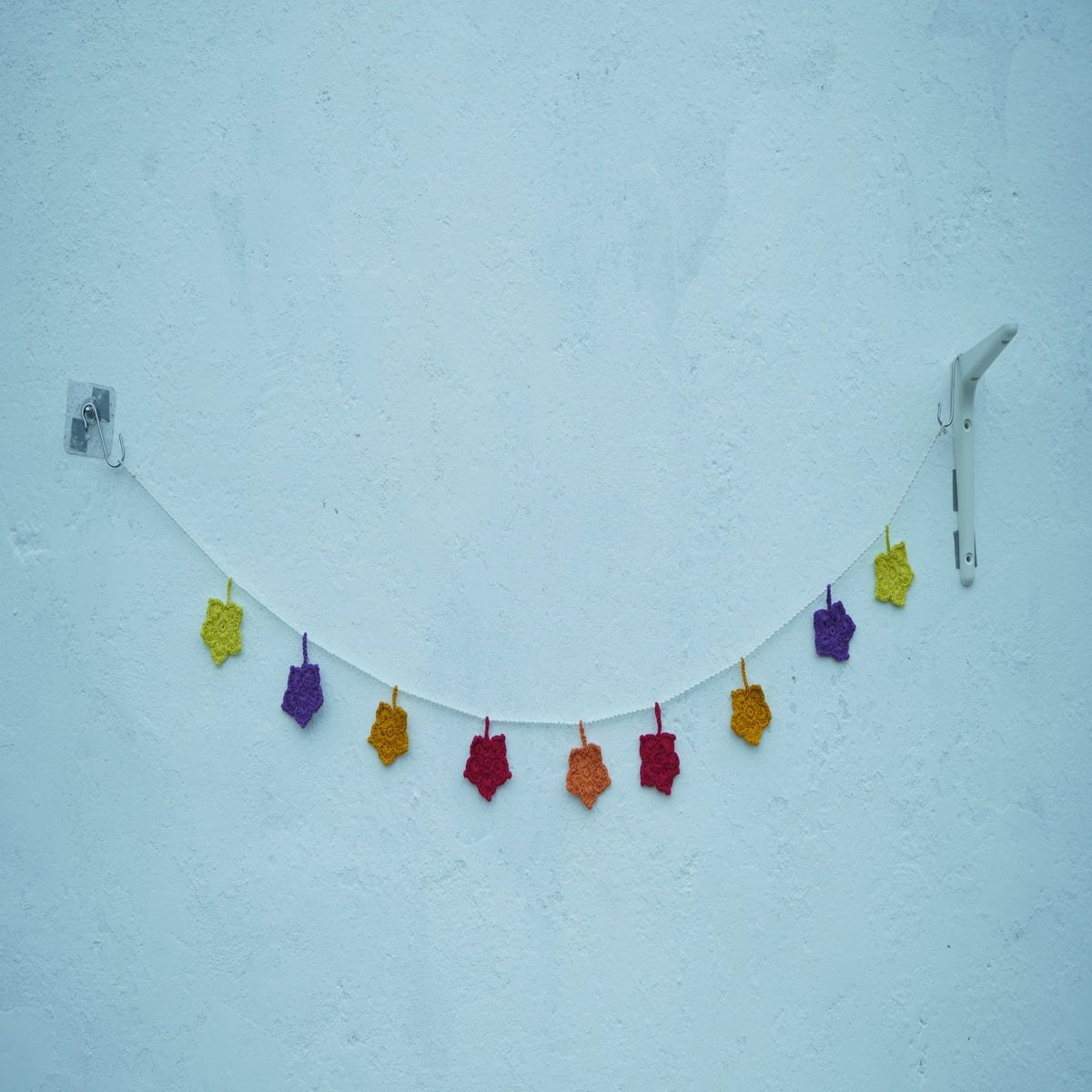 Himalayan Blooms Crochet Leaf Toran - Crochet Toy