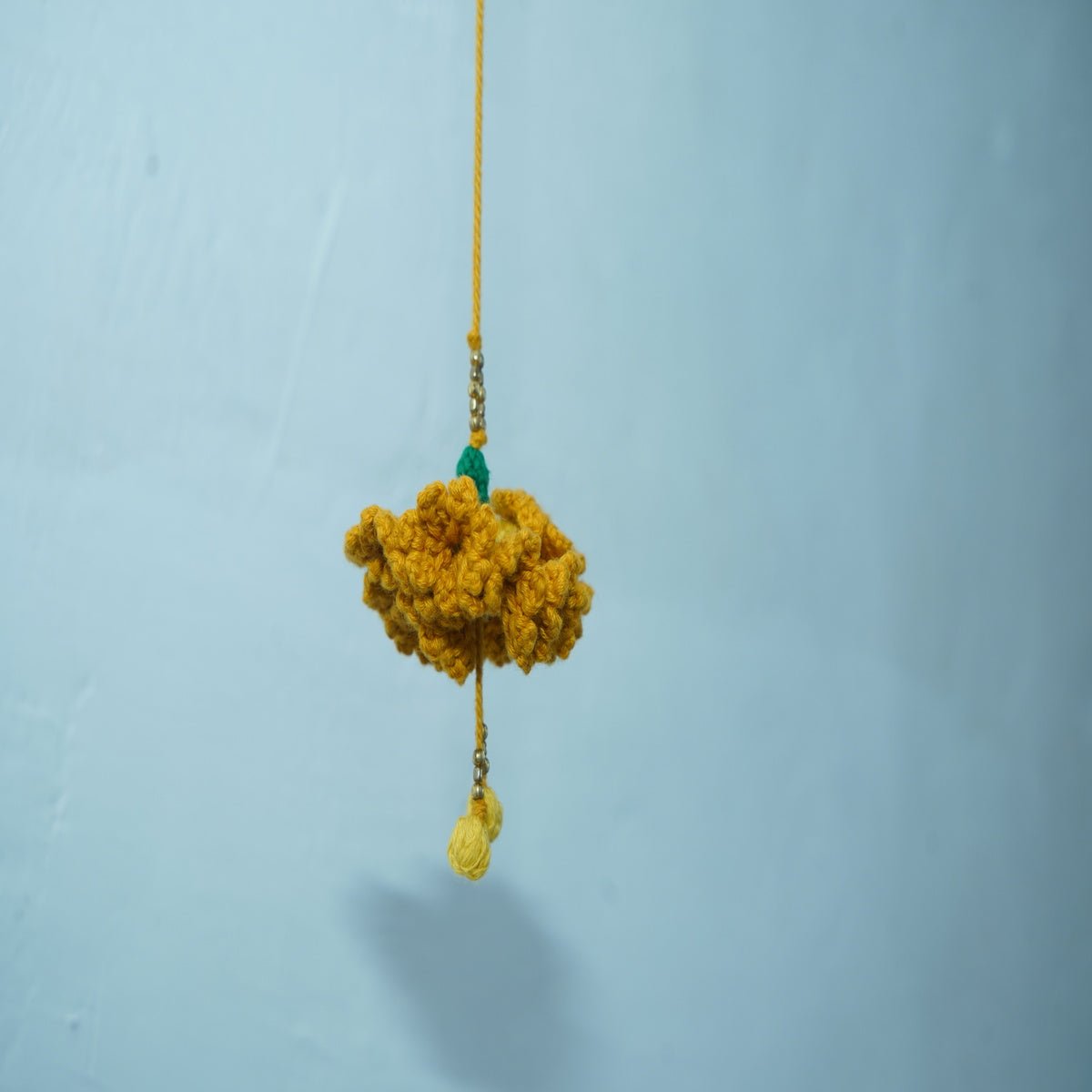 Himalayan Blooms Crochet Marigold Dangler - Crochet Toy
