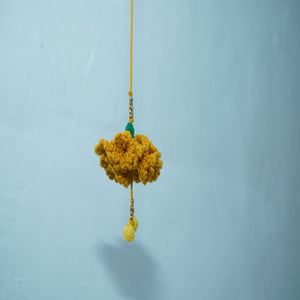 Himalayan Blooms Crochet Marigold Dangler - Crochet Toy