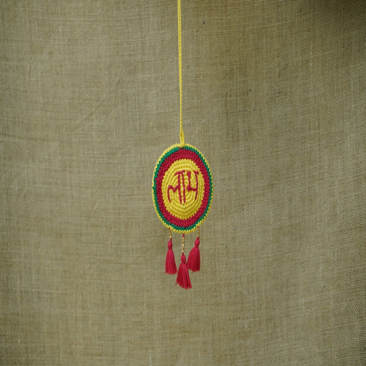 Himalayan Blooms Crochet Shubh Labh Dangler - Crochet Toy