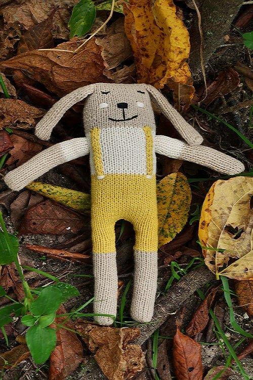 Himalayan Blooms Crochet Sleepy Bunny Toy - Crochet Toy