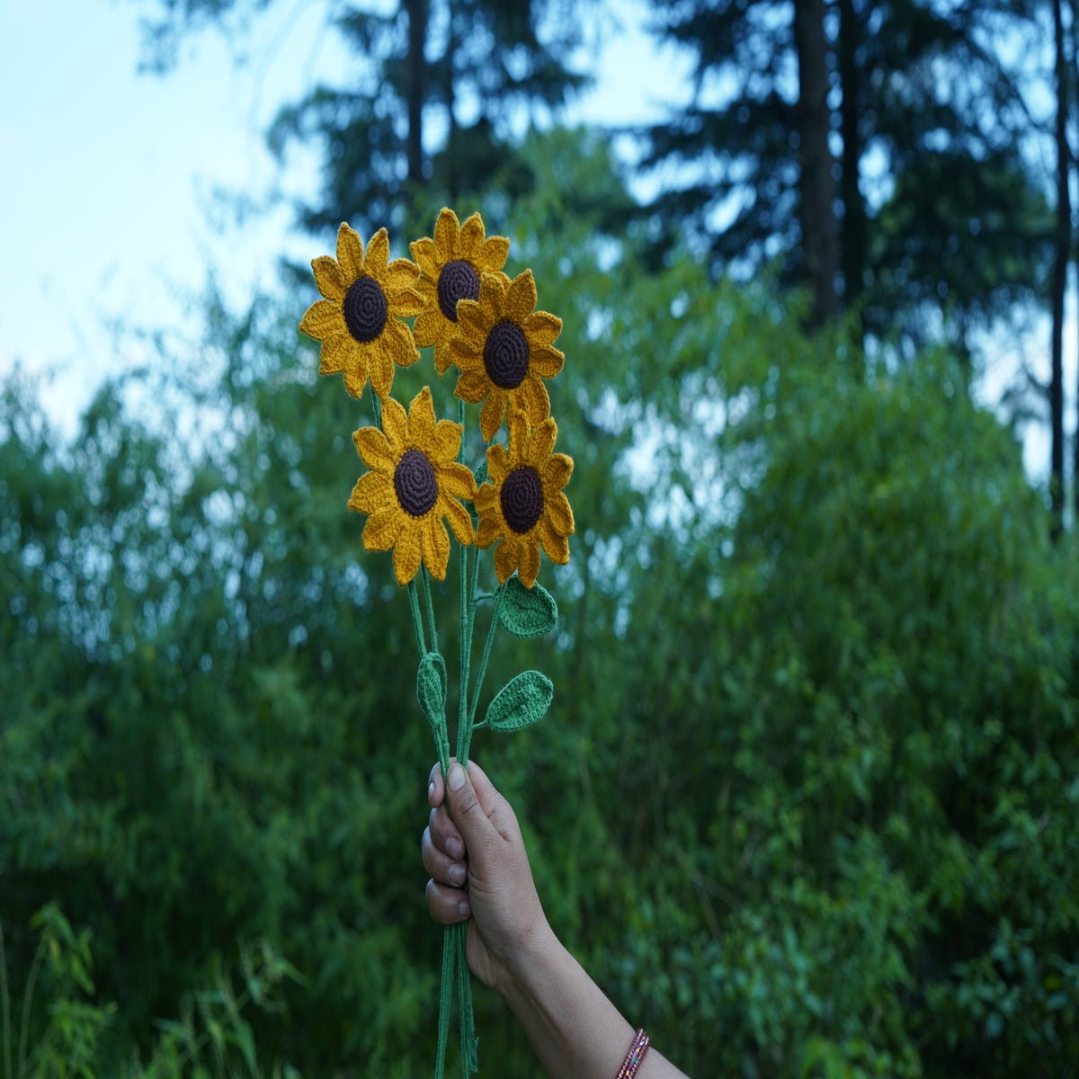 Himalayan Blooms Crochet Sunflower - Crochet Toy