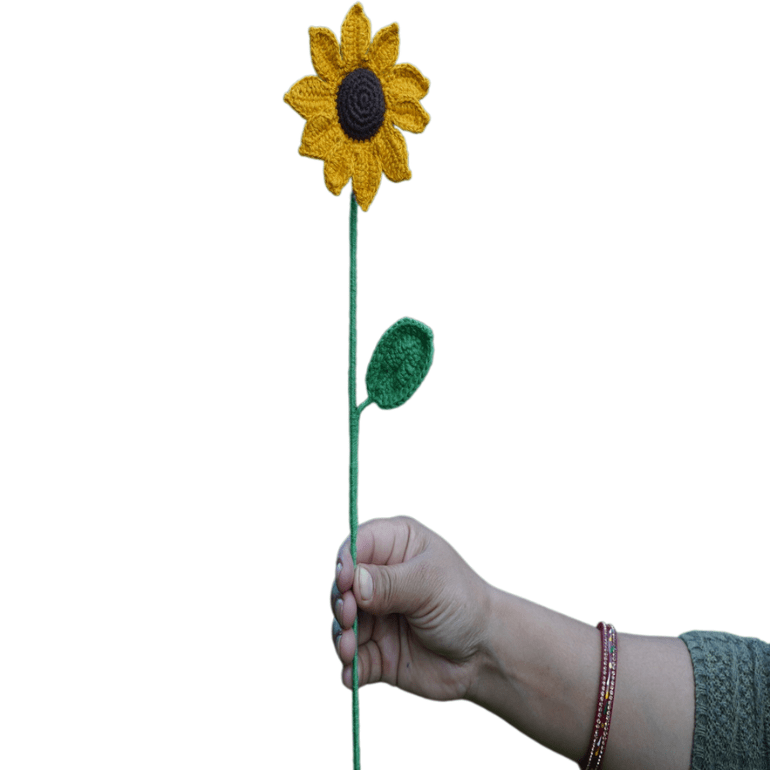 Himalayan Blooms Crochet Sunflower - Crochet Toy