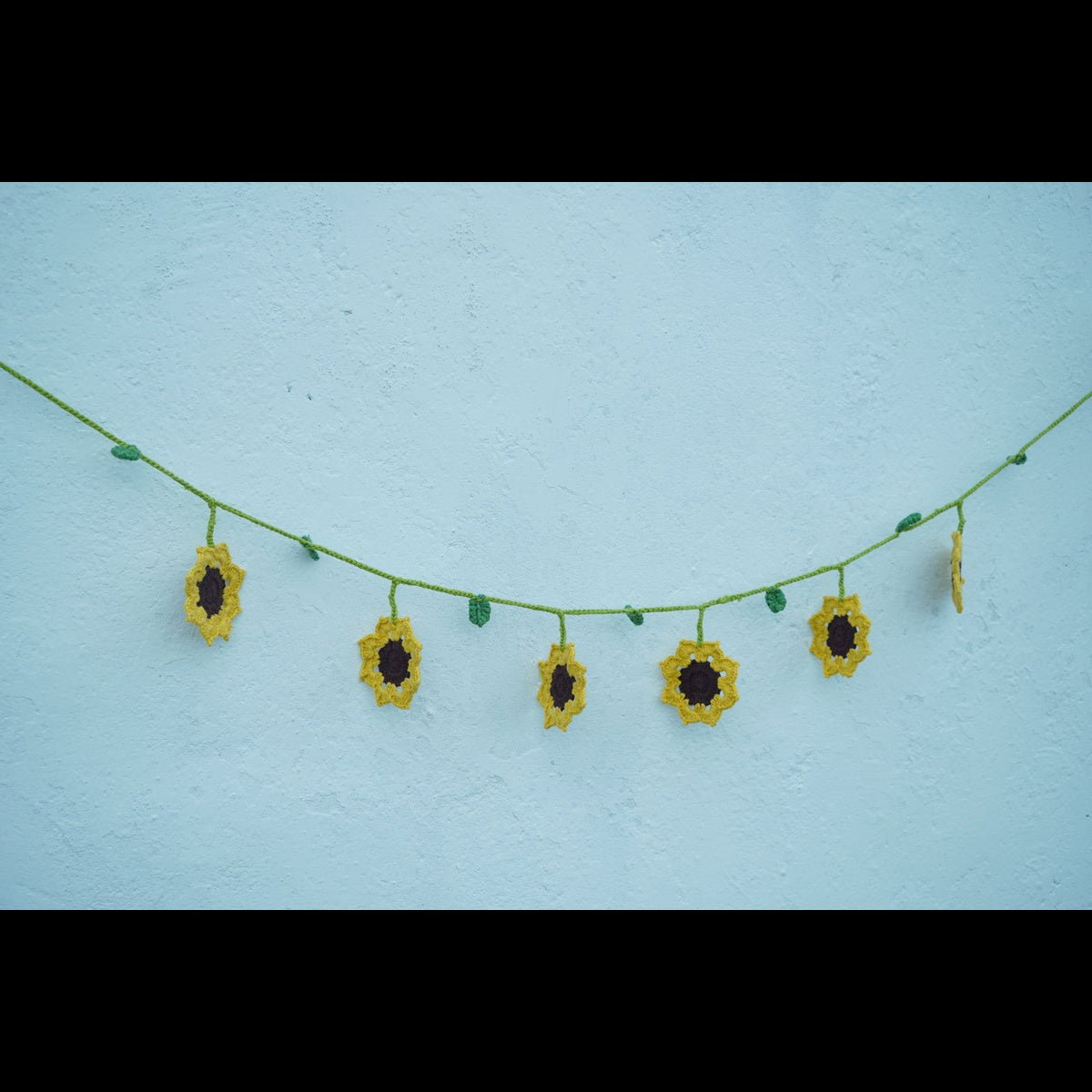 Himalayan Blooms Crochet Sunflower Toran - Crochet Toy