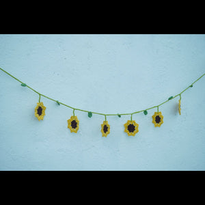 Himalayan Blooms Crochet Sunflower Toran - Crochet Toy