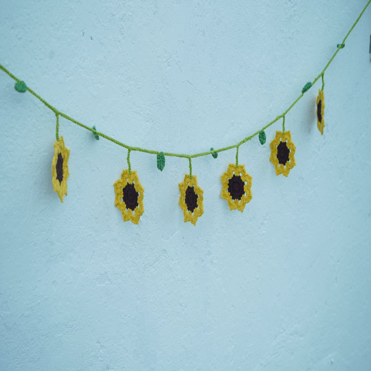 Himalayan Blooms Crochet Sunflower Toran - Crochet Toy