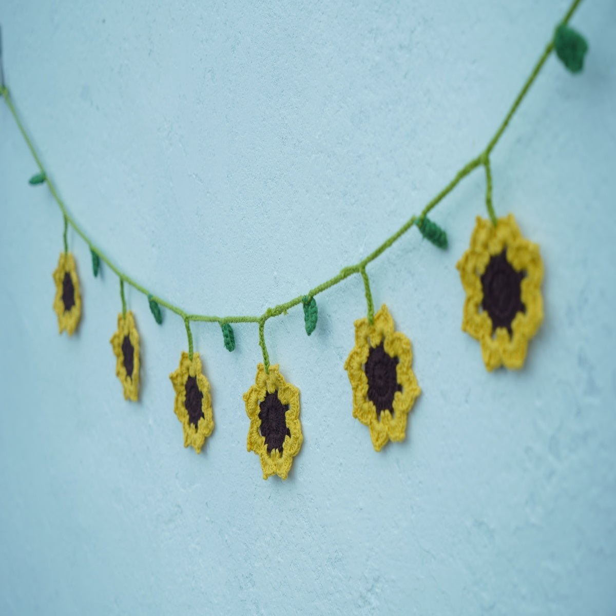 Himalayan Blooms Crochet Sunflower Toran - Crochet Toy