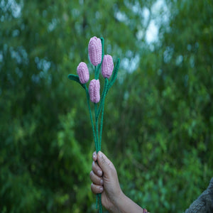 Himalayan Blooms Crochet Tulip Flower (Pink) - Crochet Toy