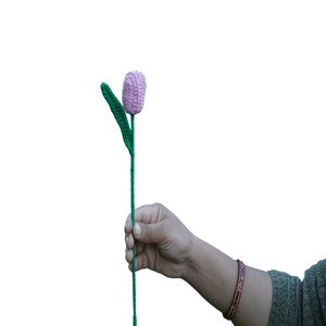 Himalayan Blooms Crochet Tulip Flower (Pink) - Crochet Toy