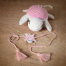 Himalayan Blooms Handmade Turtle Plush Stuffed Toy and rakhi - combo - turtle