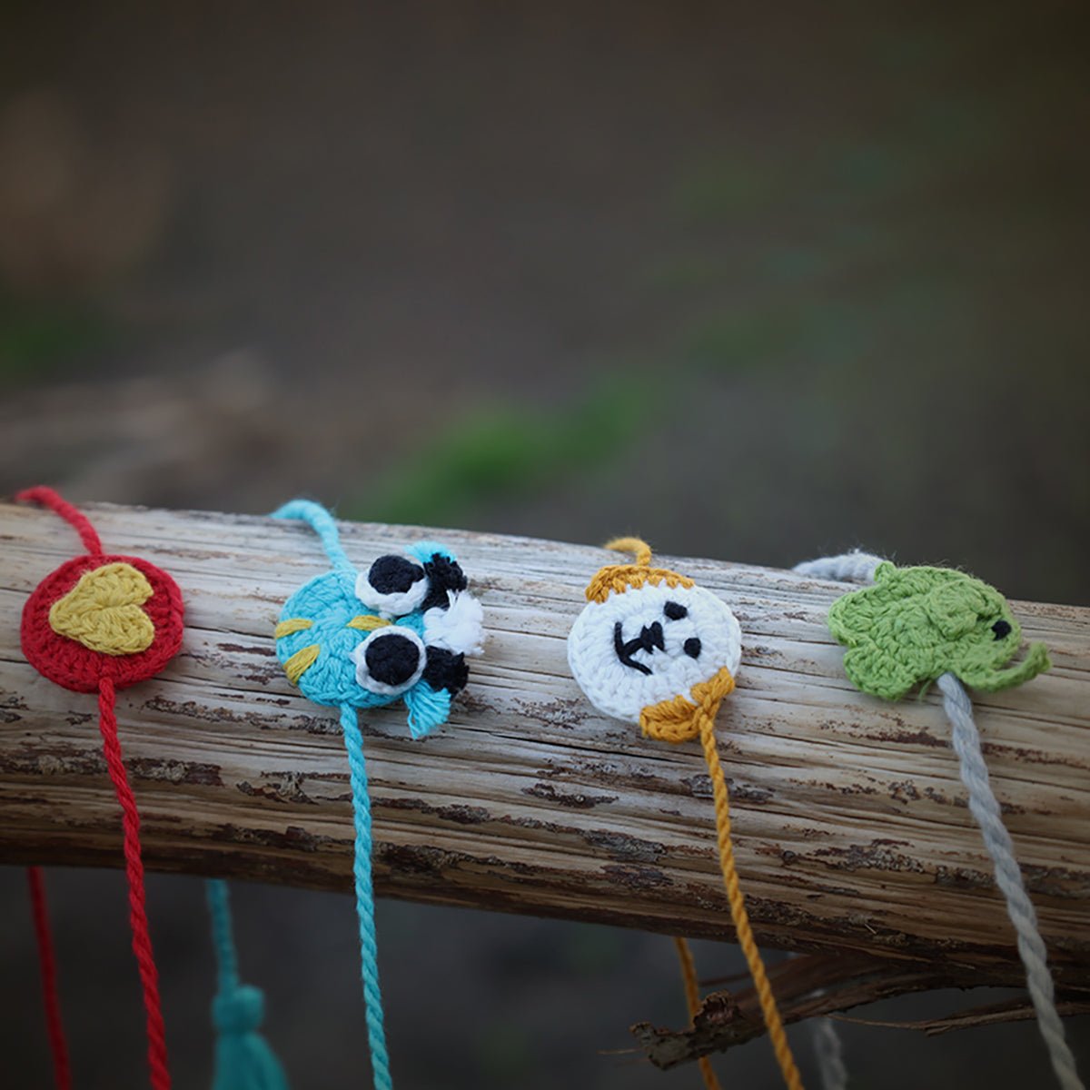 Himalayan Blooms Kids Rakhi combo - owl, heart, dog, elephant - HBpk4 - 2g2k - 00