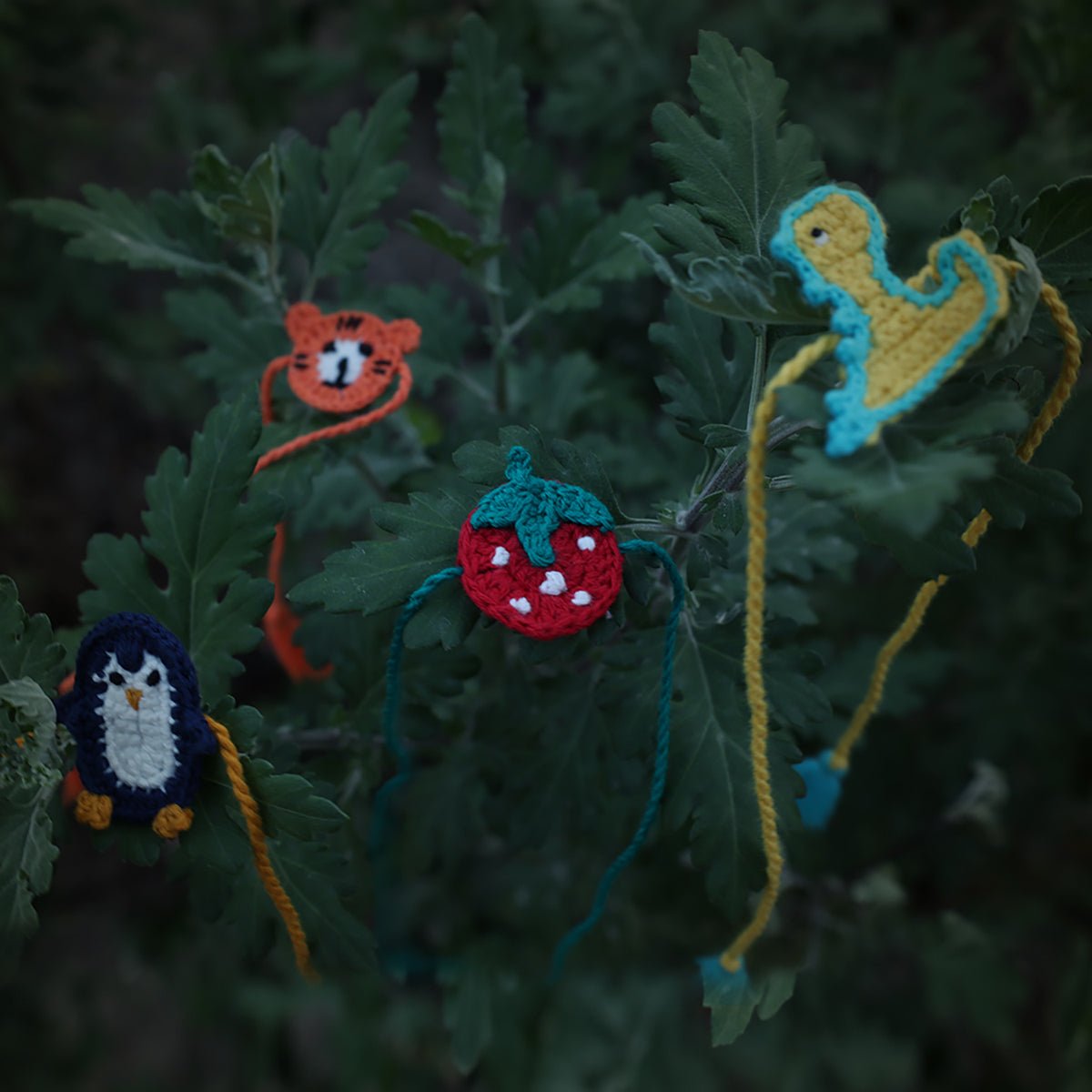 Himalayan Blooms Kids Rakhi combo - strawberry, penguin, tiger, baby dragon - HBpk4 - k3 - 00