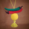 Himalayan Blooms Nimbu Mirchi Dangler - Crochet Toy