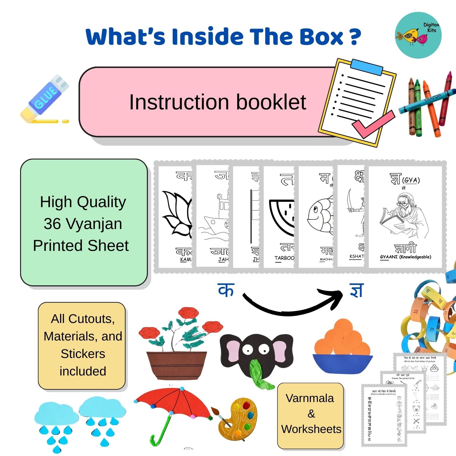 Digitox Kits DIY Hindi Vyanjan