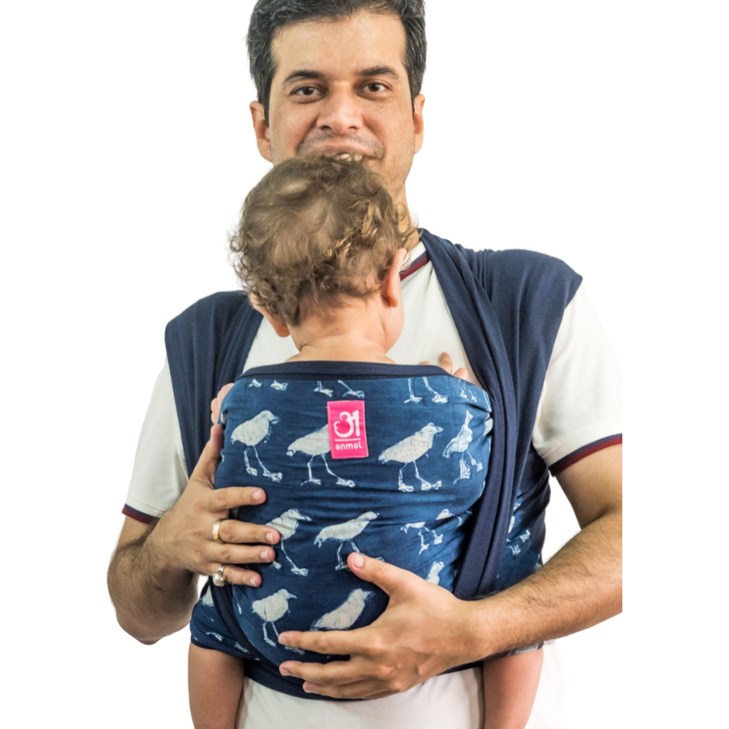 Anmol Baby Ergonomic Baby Carrier - Hybrid Wrap