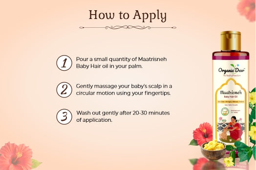 Organic Dew Maatrisneh Baby Hair Oil