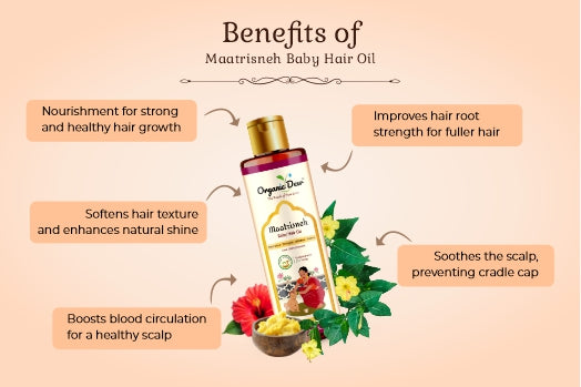 Organic Dew Maatrisneh Baby Hair Oil