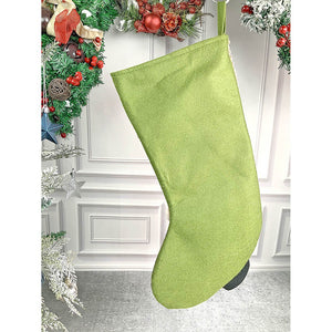 Hoho Lettering Santa Christmas Stocking, 18 inches - XMAS STOCKINGS