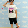Holidays In Mountains Boys T-Shirt And Cargo Set - KCW-AN-HLGO-1-2