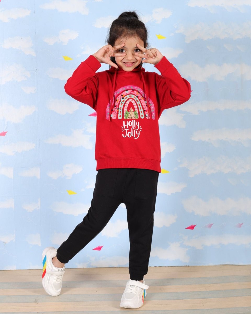 Holly Jolly Hooded Sweatshirt - KWW-AN-HJSW-0-6