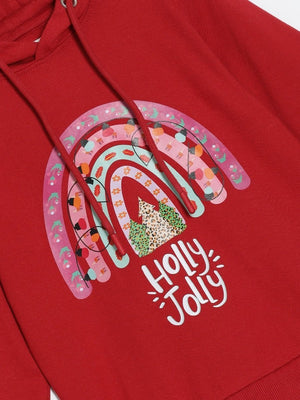 Holly Jolly Hooded Sweatshirt - KWW-AN-HJSW-0-6