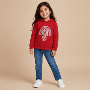 Holly Jolly Hooded Sweatshirt - 0-6 Months Kids Winter Hoodies