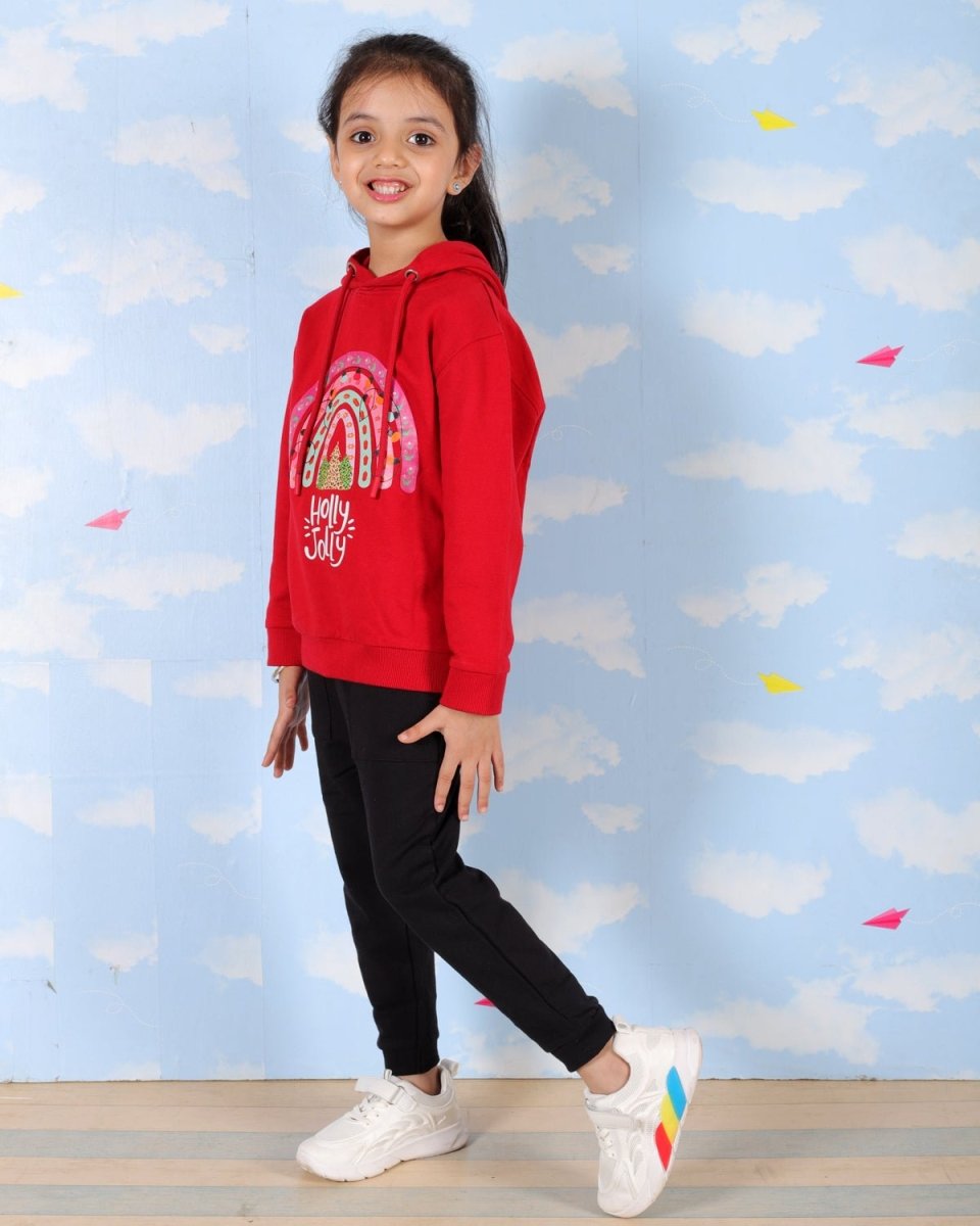 Holly Jolly Hooded Sweatshirt - KWW-AN-HJSW-0-6