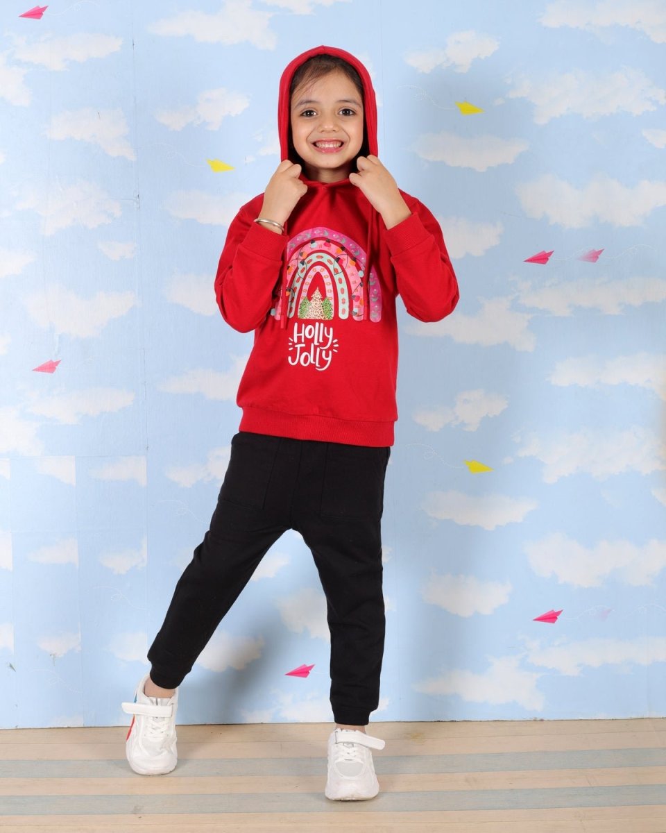 Holly Jolly Hooded Sweatshirt - KWW-AN-HJSW-0-6