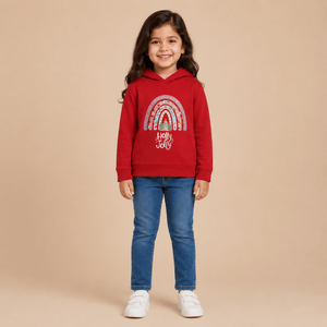 Holly Jolly Hooded Sweatshirt - 0-6 Months Kids Winter Hoodies