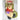 Holly Lettering Reindeer Christmas Stocking, 18 inches - XMAS STOCKINGS
