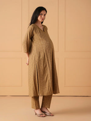 Honey Haze Maternity and Nursing Co Ord Set - S Maternity Co-ord Set