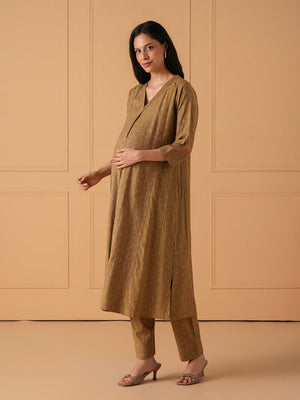 Honey Haze Maternity and Nursing Co Ord Set - S Maternity Co-ord Set