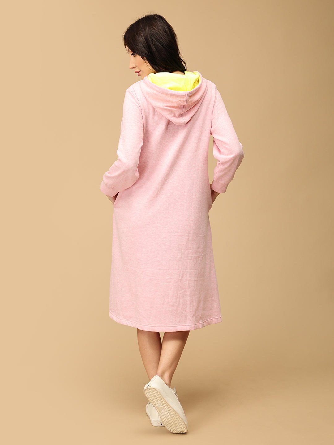 Hoodie & Hug Maternity and Nursing Hoodie Dress - DRS - SD - HDHG - S