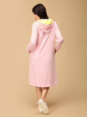 Hoodie & Hug Maternity and Nursing Hoodie Dress - DRS - SD - HDHG - S