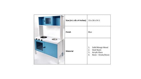 House of Zizi Mega Wooden Kitchen House For Kids/children - HOZKMK - 54