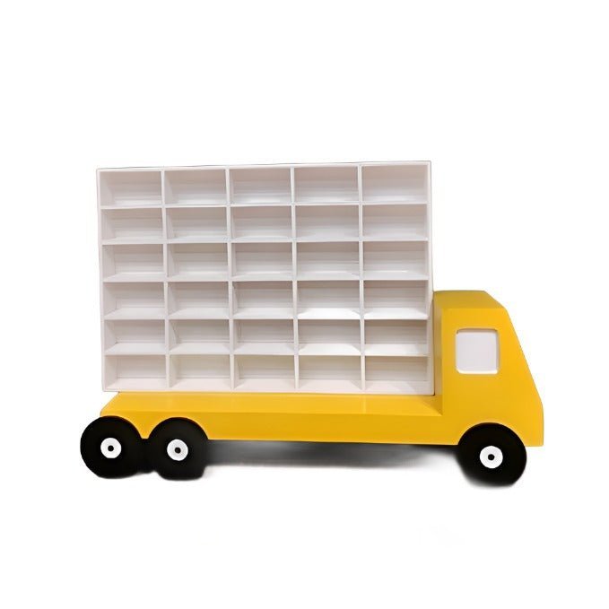 House of Zizi Monster Truck |Garage car Organizer for Kids 30 in Slots - HOZMTCO_-01