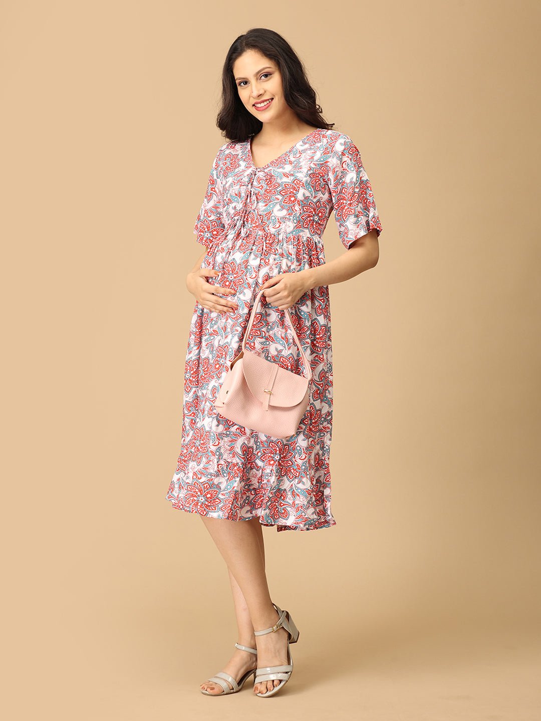 Hue Hub Maternity and Nursing Dress - DRS - SK - HUHB - S