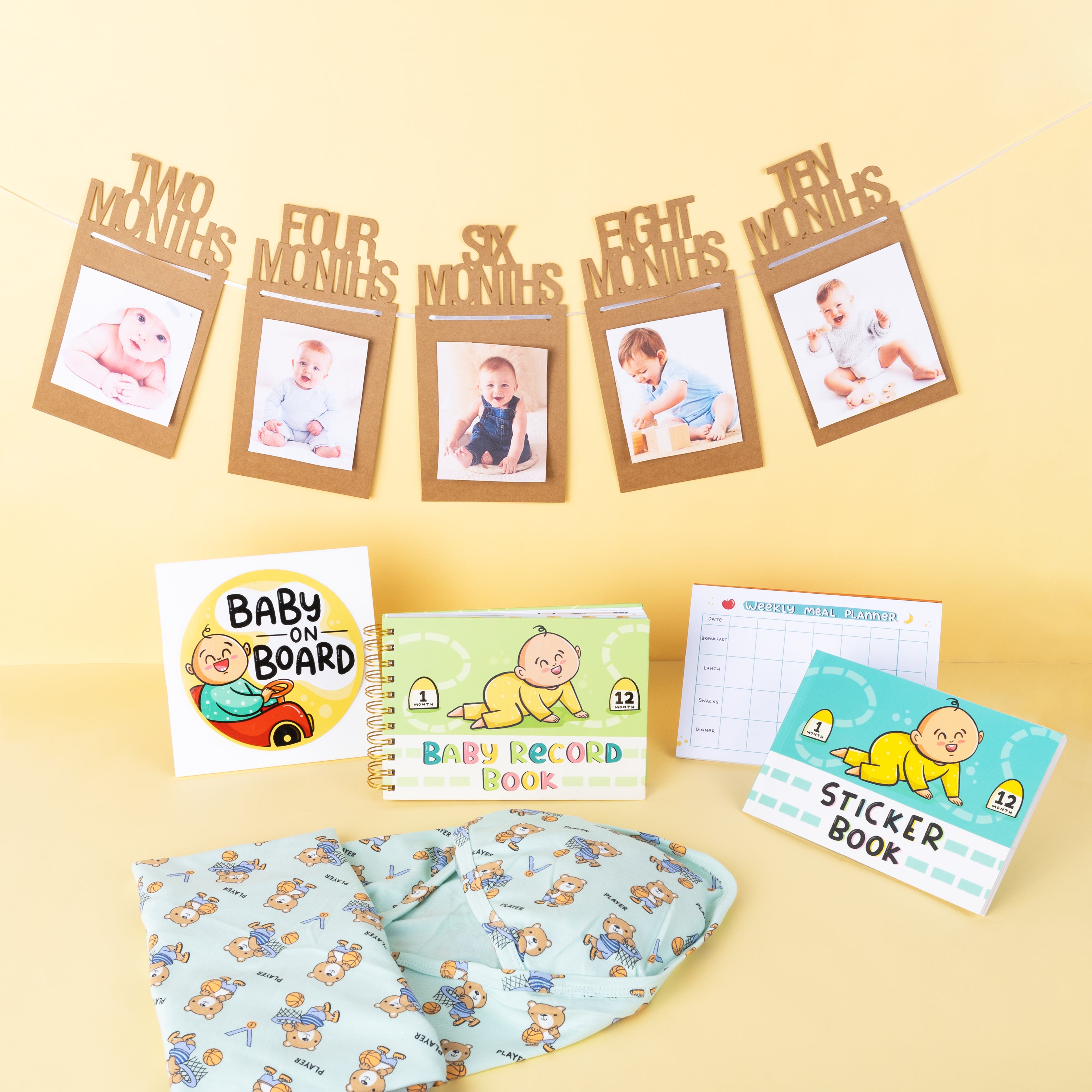 Qwirk Store Baby Record Book Bundle