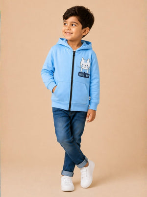 Hug Me Zipper Jacket - 0-6 Months Kids Winter Zipper Jackets