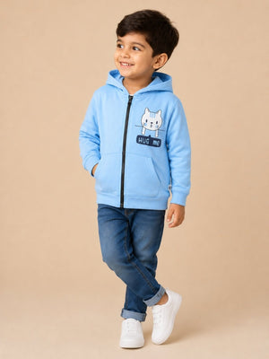Hug Me Zipper Jacket - 0-6 Months Kids Winter Zipper Jackets