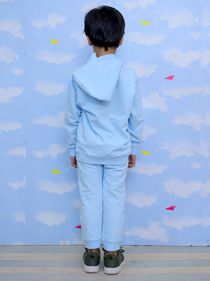 Hug Me Zipper Jacket & Light Blue Sweatpants Combo - KWW - AN - HMLB - 0 - 6