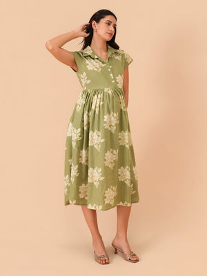 Hushed Hues Maternity and Nursing Dress - S Maternity Casual Dress